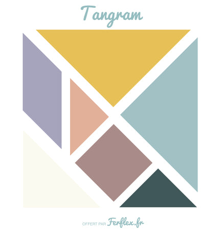 Loisir créatif : tangram à télécharger