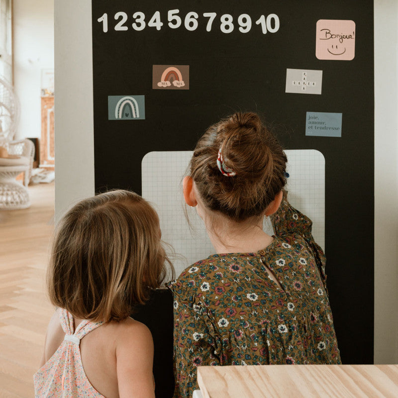 Löschbare magnetische Schreibtafel – 2er-Set